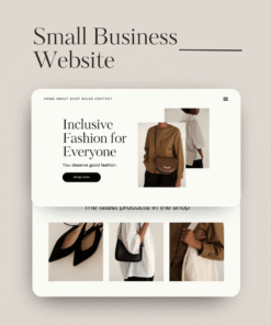 Product image for a starter website design package