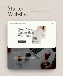 Product image for a starter website design package